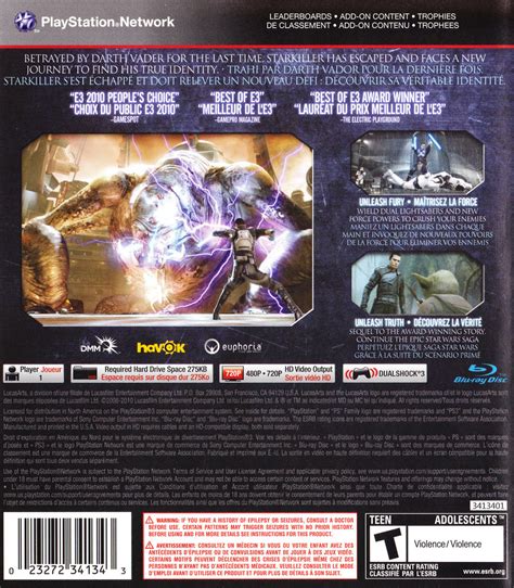 Star Wars The Force Unleashed Ii Collectors Edition Details