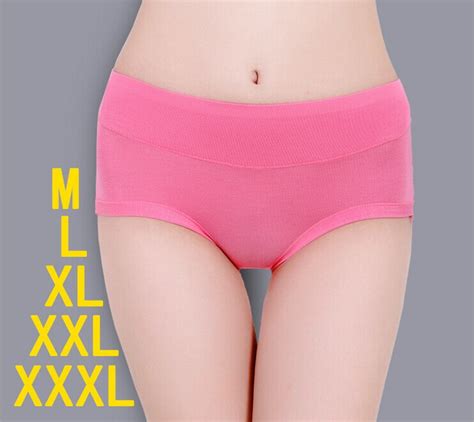 Mid Waist Ladies Bamboo Fiber Panties Sexy Underwear Womens Briefs In Womens Panties From