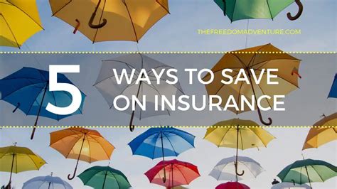 5 Ways To Save On Insurance The Freedom Adventure