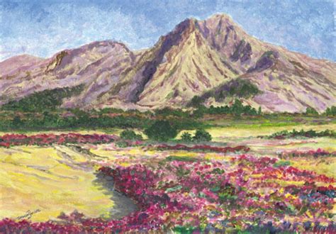Acrylic Mountain Landscape Painting At