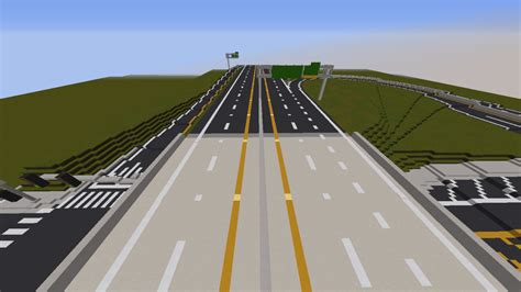 Minecraft Highway Interchange Minecraft Map