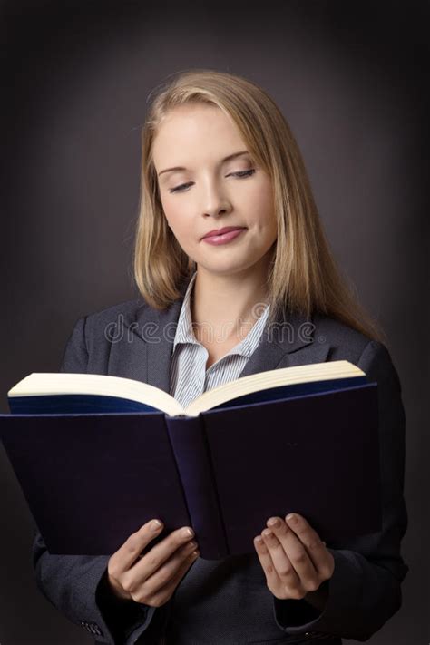 Model Reading A Book Stock Image Image Of Emotion Open 67672053