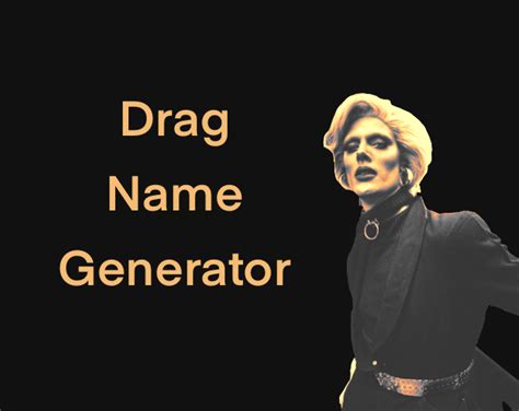 Drag Name Generator By Mystic Frog Games For Pride Ttrpg Jam