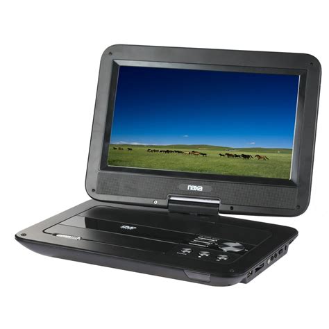 10 Tft Lcd Swivel Screen Portable Dvd Player With Usbsdmmc Inputs