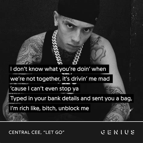 Genius On Twitter Central Cee Was Going Through It On “let Go” 😭