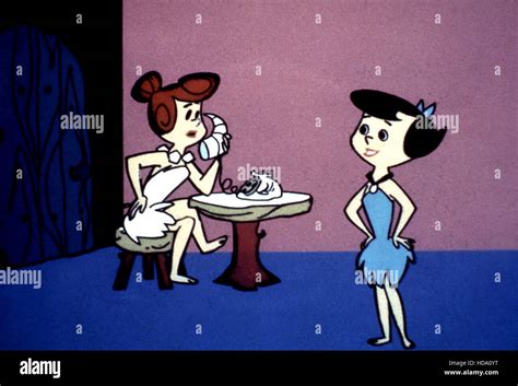 Flintstones Wilma Flintstone Betty Rubble 1960 1966 Telephone Stock