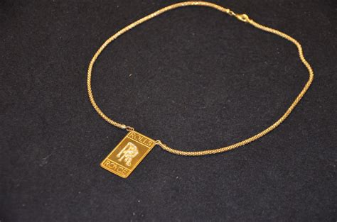 Custom 18k Gold And Diamonds Rolls Royce Pendant And Necklace