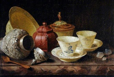 Still Life With Tea Cups Art Uk