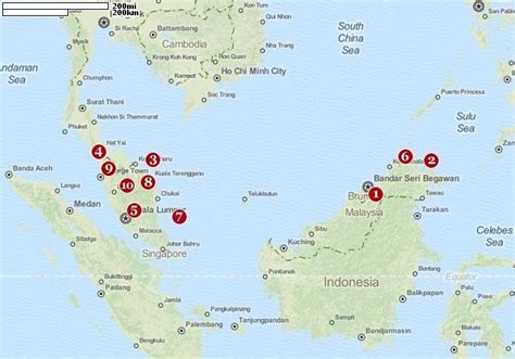 8 Insightful Maps For Malaysia
