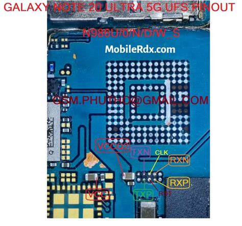 Samsung Galaxy S Sm S B Ufs Isp Pinout Test Point Reverasite