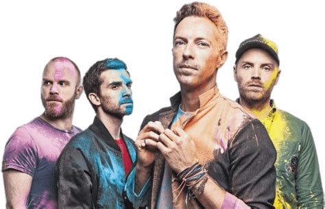 Download Chris Martin With Coldplay Spray Paint Shoot Transparent