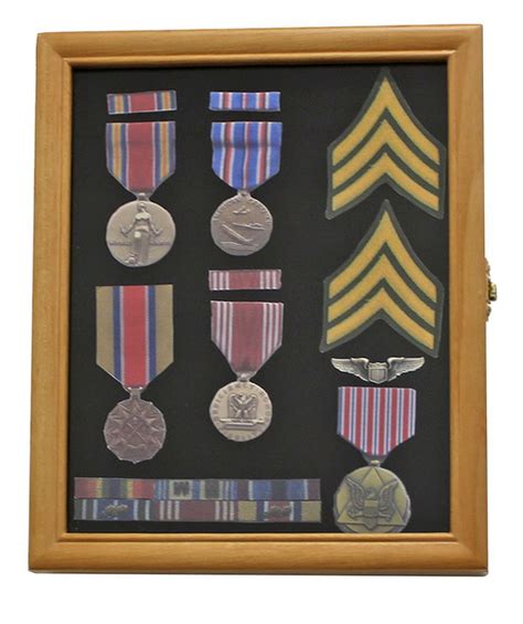 Buy Military Medals Pins Award Insignia Ribbons Display Case Shadow