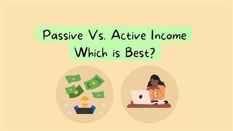 Active Vs Passive Income What Is The Difference
