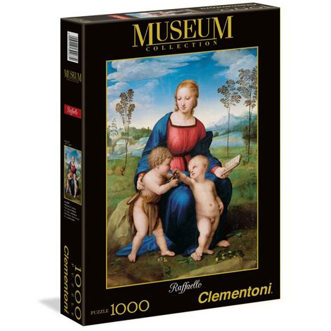 1000 piece jigsaw puzzle measures 68 x 48 cm. Museum Collection Raffaello Madonna del Cardellino - 1000 ...