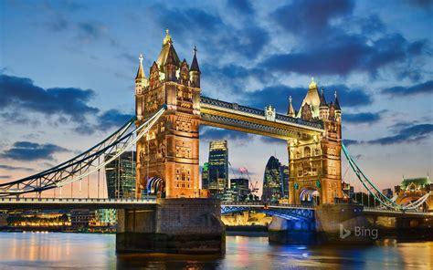 Tower Bridge In London 2016 Bing Desktop Wallpaper Preview