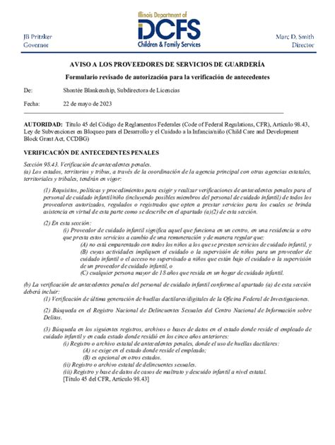 Completable En Línea Cfs 718 B Dc Authorization For Background Check