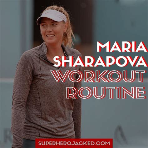 Maria Sharapova Workout Routine And Diet Plan Celebrity Workout
