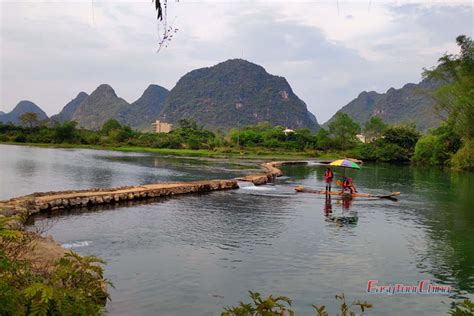 Photos Of Yulong River Bamboo Rafting In Summer Yulong River Bamboo