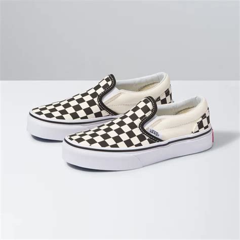 Kids Checkerboard Classic Slip On Shoes Vans Official Store