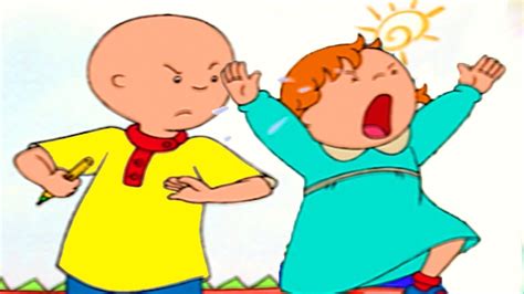 Caillou Caillou Fights With Rosie Funny Animated Cartoons Videos