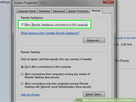 How To Use Remote Desktop In Windows 7 With Pictures Wikihow