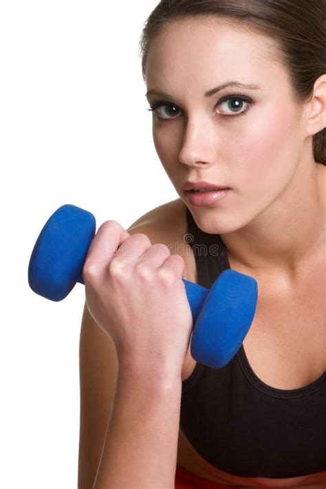 Young Women Doing Fitness Exercise Stock Image Image Of Dumb Smile
