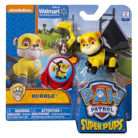 Spin Master Paw Patrol Paw Patrol Rubble Super Pups Figure The Best