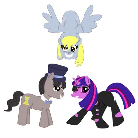 Dr Whooves Derpy And Commander Twilight By Asksock N Socks On Deviantart