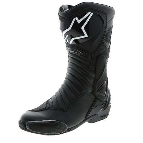Black Alpinestars Smx 6 V2 Drystar Waterproof Motorcycle Motorbike Boots Free Delivery On All