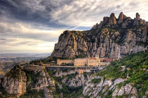 Landscape Spain Hdr Nature Building Mountain Clouds