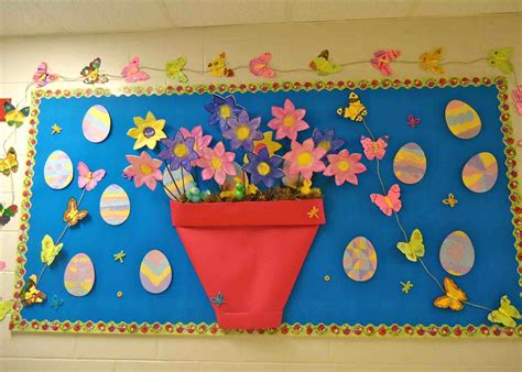 J Gottlieb Day Into Spring Reading Easter Bulletin Boards Spring