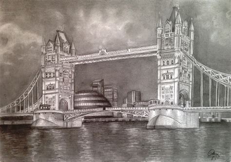 Dreams Of An Architect Tower Bridge London Hyperrealistic
