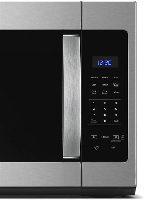 Whirlpool 17 Cu Ft Stainless Steel Over The Range Microwave