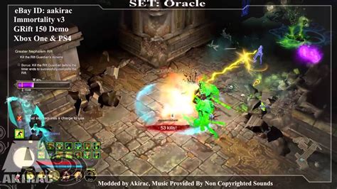 Ps4 Diablo 3 Mods Xbox One Immortality V3 Oracle Grift 150