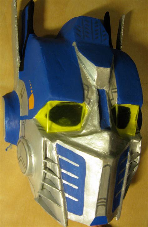 Optimus Prime Mask By Tenshiemi328 On Deviantart