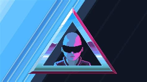 Triangles Pixel Art Project On Behance