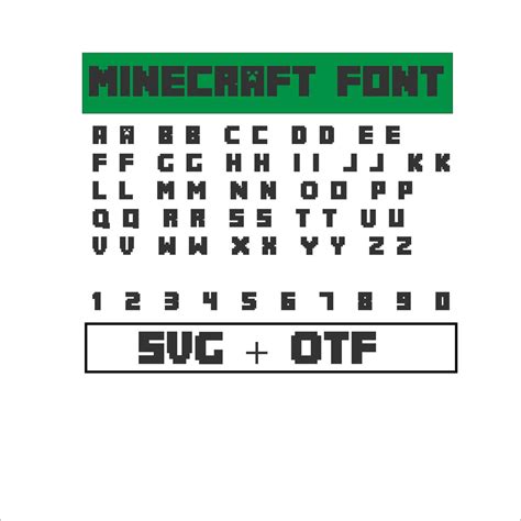 Printable Minecraft Font Printable Word Searches