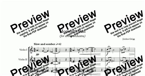 Homorhythm For String Orchestra Download Sheet Music Pdf File