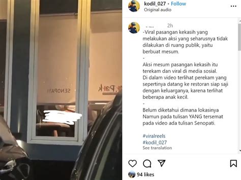 Viral Sejoli Diduga Mesum Di Kafe Kawasan Senopati Jaksel Polisi Turun