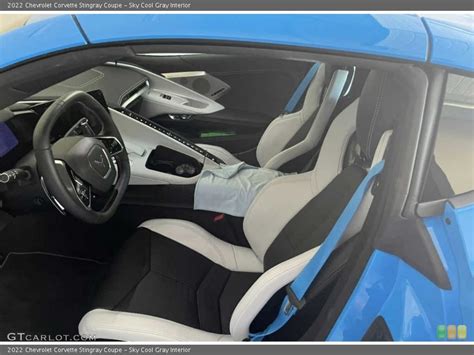 Sky Cool Gray 2022 Chevrolet Corvette Interiors