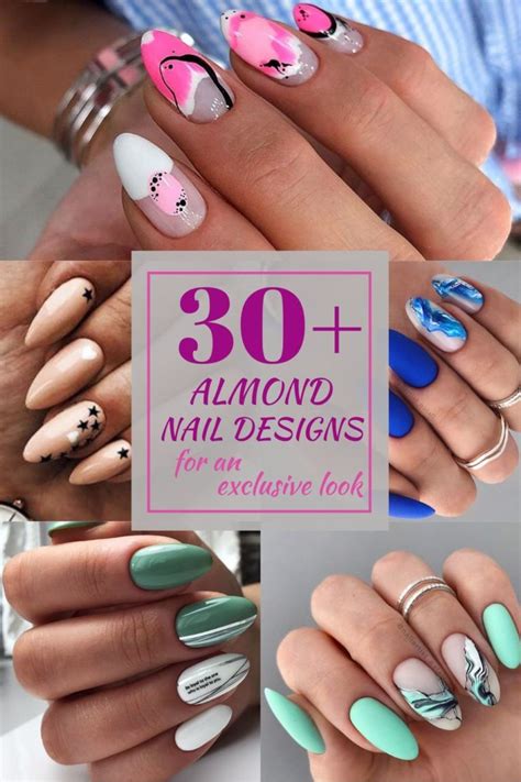 30 Almond Nail Shape For An Exclusive Look Best Almond Nails Art 2020