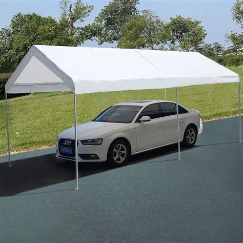 Canopy Carport Tent Garage Portable Outdoor Shelter Auto Steel Frame