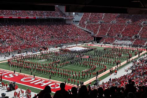 Ohio State Marching Band Ohio State Marching Band During T Flickr