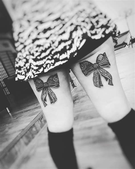 Top More Than 71 Tattoo Bows On Back Of Legs Best Ineteachers