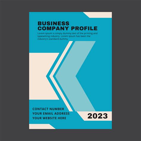 Business Company Profile Template Brochure Layout 31603223 Vector Art
