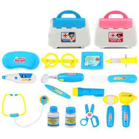 15pcsset Pretend Play Toys Doctor Medicine Box Role Play Educational