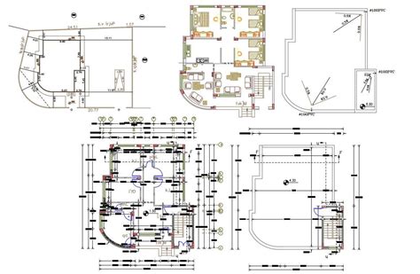 3 Bhk House Ground Floor Plan Design Dwg File Cadbull