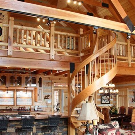 Cool Stairs Log Cabin Loft Cabin Loft Cabin Homes