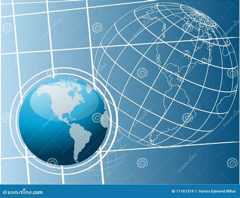 Shiny World Globes Vector Stock Vector Illustration Of Globe 11167319