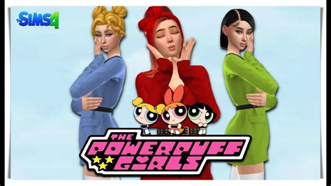 The Sims 4 Powerpuff Girls In Cas Cc Folder Download Youtube